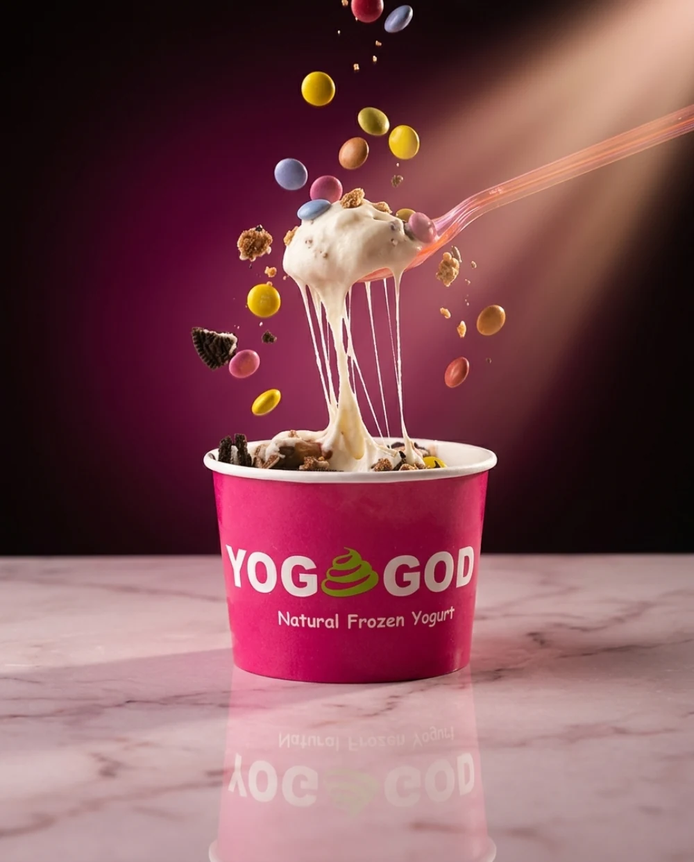 Yogur helado natural YOG·GOOD en la Bahía de Sant Antoni